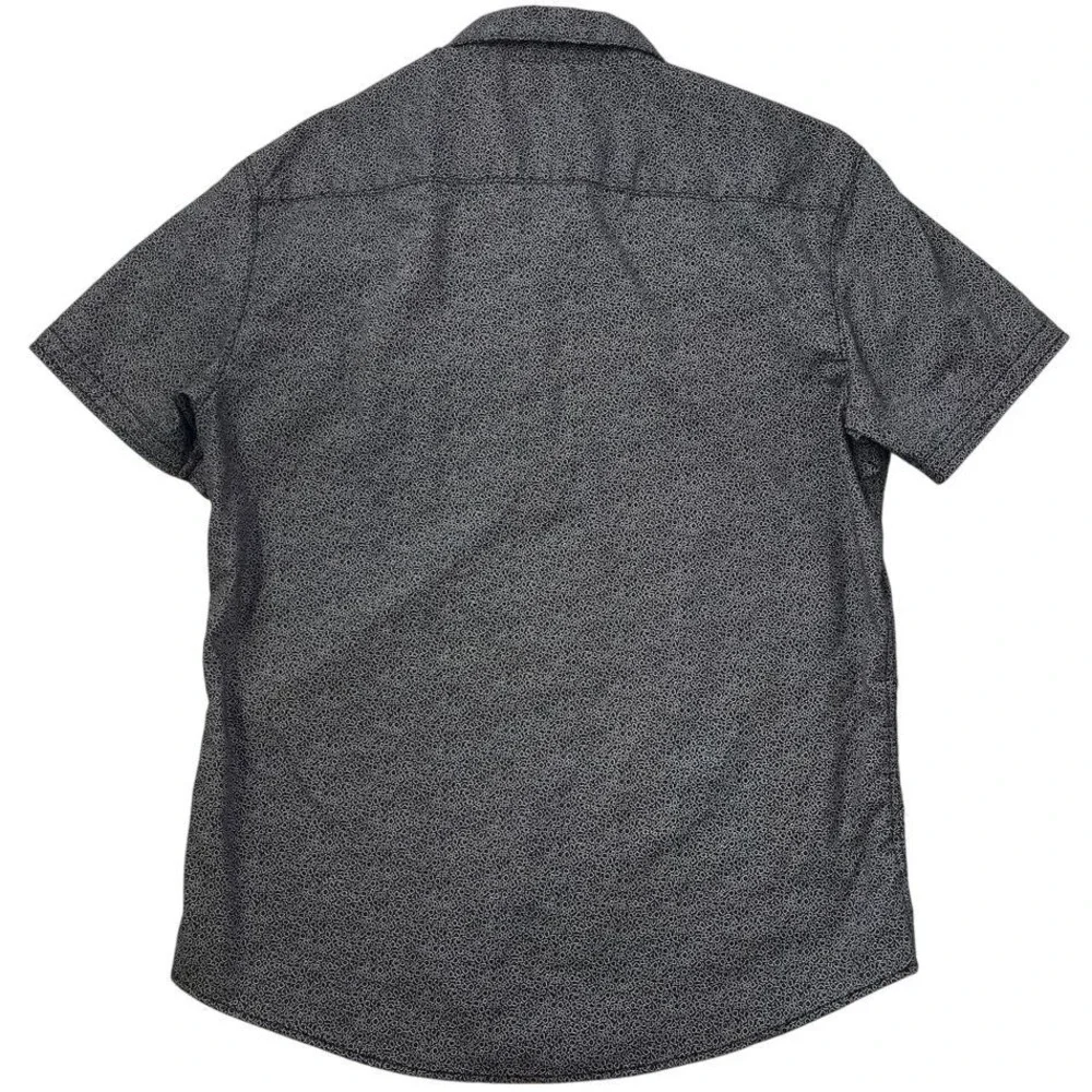 Michael Brandon Mens Patterned Casual Button Down Shirt, Michael Brandon 527